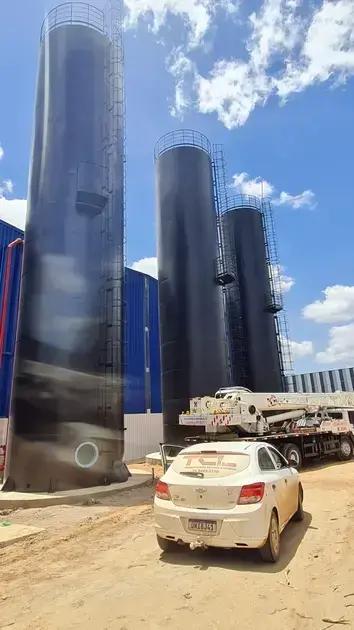 Manutenção de tanque pipa usado