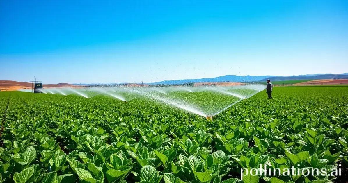 Custos e Eficiência da Irrigação por Aspersão