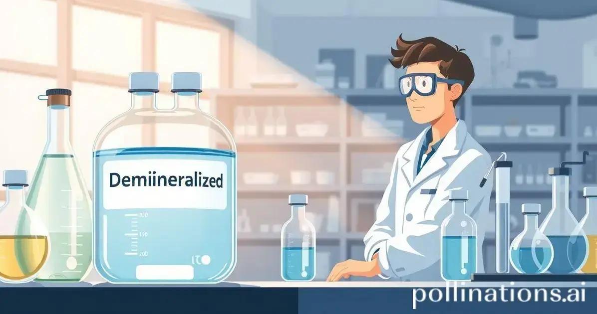 A Análise/Solução: Vantagens da água desmineralizada em processos industriais.
